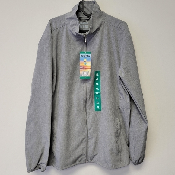 Hang Ten Hybrid Water Repellent Jacket Gray XL - Picture 3 of 9